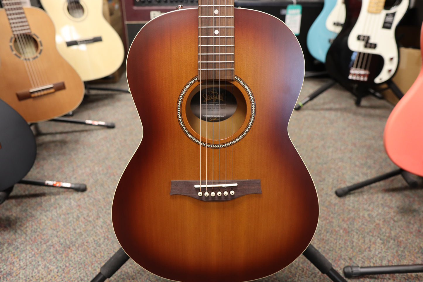 Seagull Entourage Folk Rustic Burst