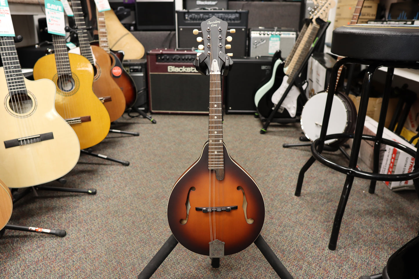 Recording King Dirty 30s A-Model Mandolin