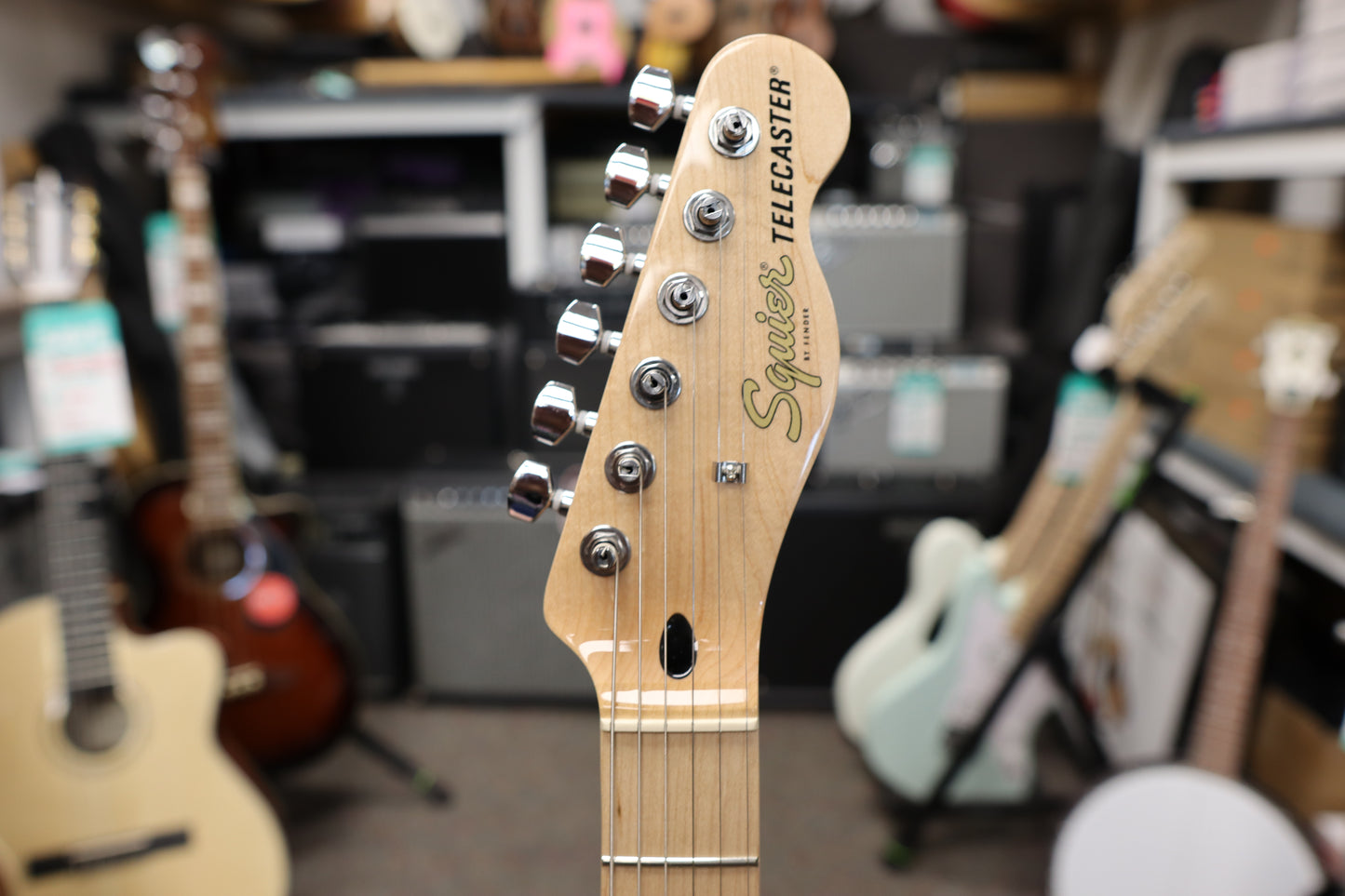 Squier Affinity Series® Telecaster® FMT SH, Maple Fingerboard, Black Pickguard, Mocha