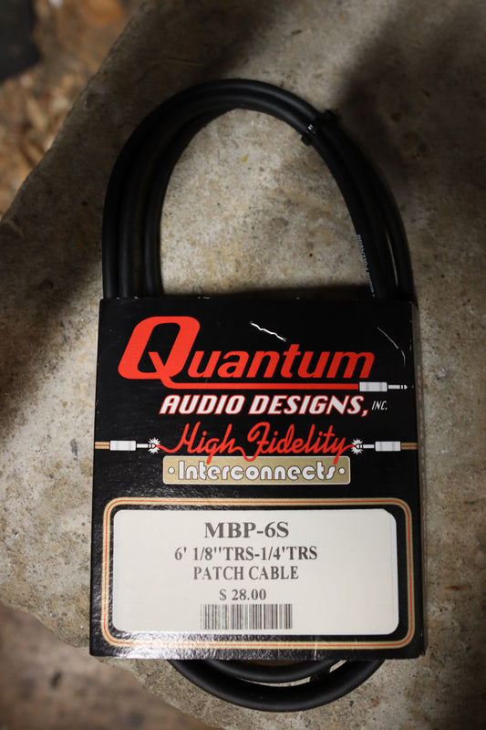 Quantum Audio Designs MBP 1/8" TRS to 1/4" TRS Cable