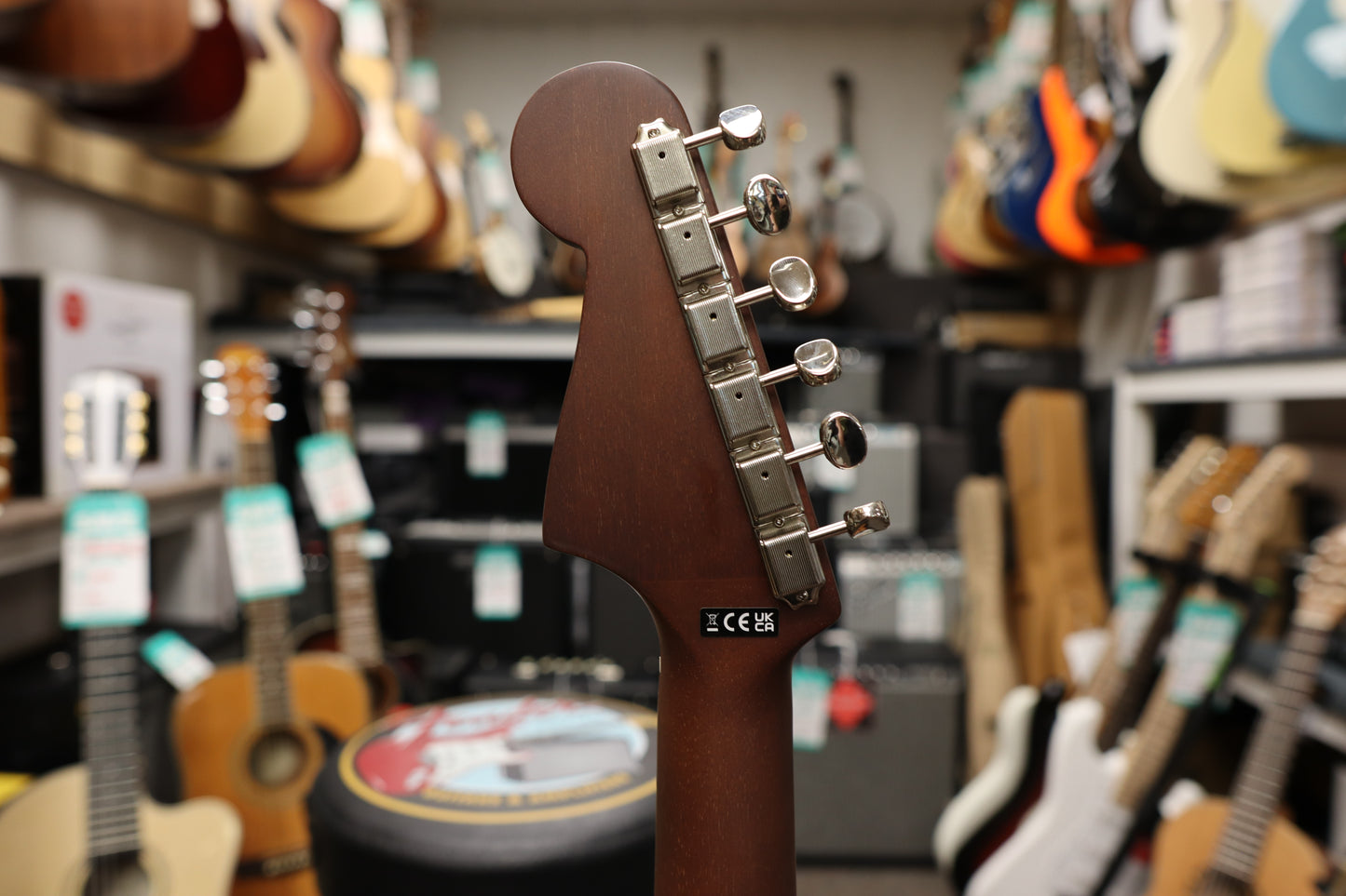 Fender Newporter Player, Walnut Fingerboard, Black Pickguard, Tidepool