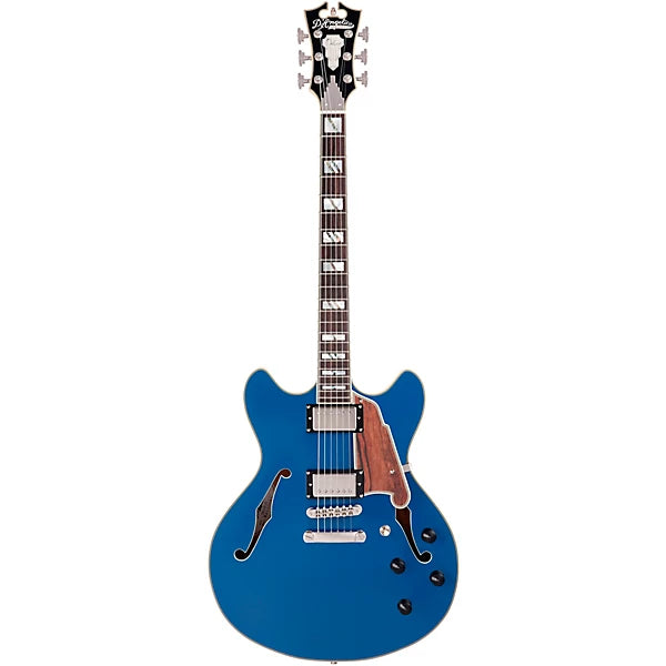 D'Angelico Deluxe Series DC Limited Edition (Only 50 Exist) Semi-Hollow Electric Guitar Sapphire