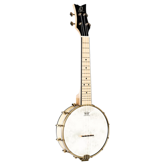 Ortega Guitars OUBJE90-MA Banjolele Series Concert Size Ukulele Maple Natural